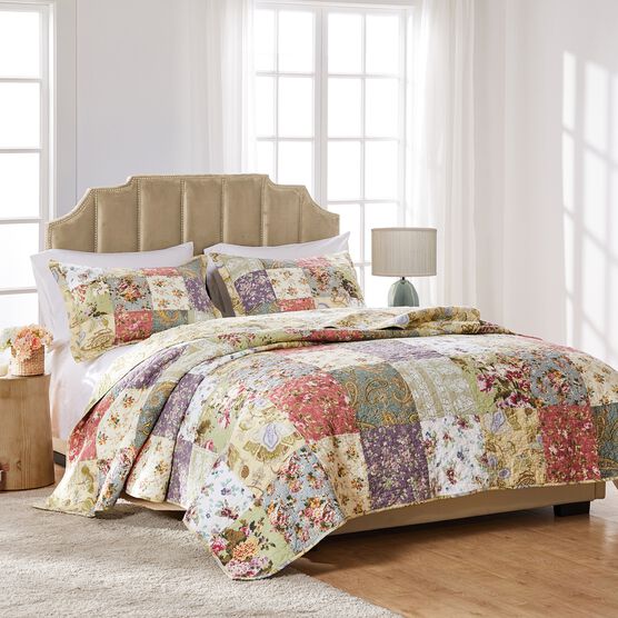 Blooming Prairie Quilt Set , SAGE, hi-res image number null