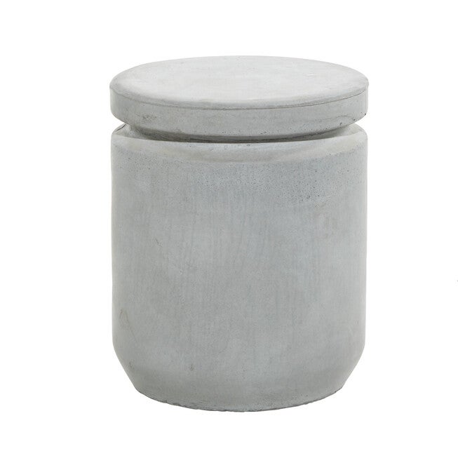 Grey Fiber Clay Industrial Stool, , alternate image number null
