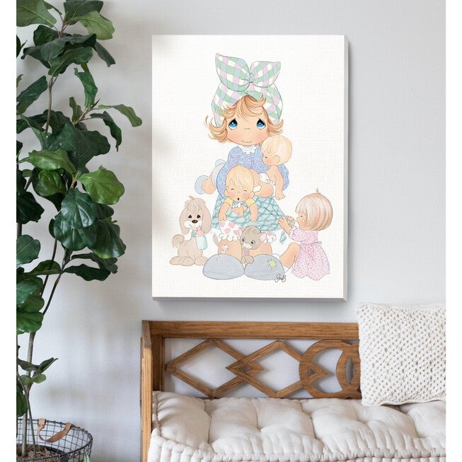 The Joy Of Motherhood Canvas Wall Art, , on-hover image number null
