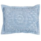 Rio Collection Tufted Chenille Sham , BLUE, hi-res image number 0