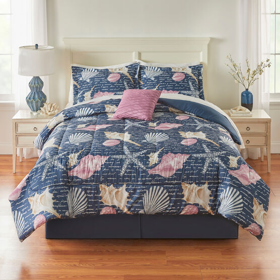 Shelly Coastal Comforter 5-PC Set, BLUE MULTI, hi-res image number null