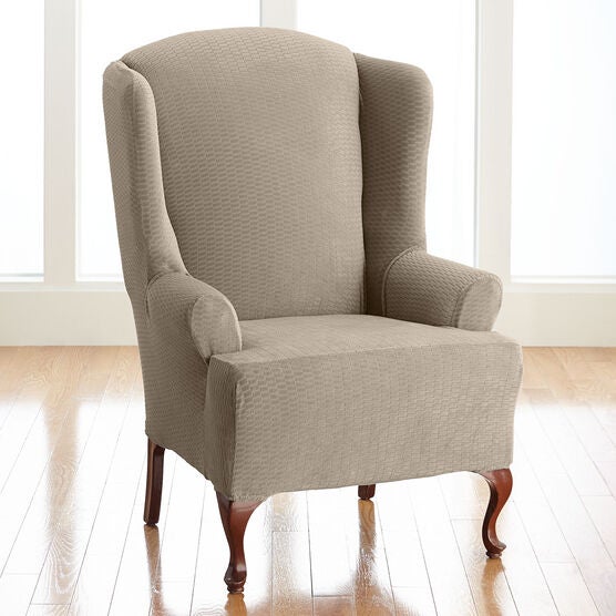 BH Studio Brighton Stretch Wing Chair Slipcover, BH Studio Brighton Stretch Wing Chair Slipcover,