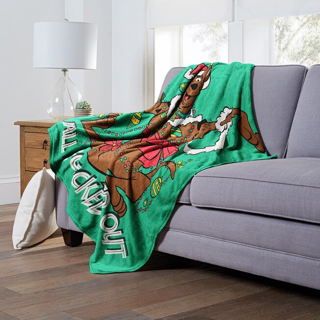 Wb Scooby Doo All Decked Out Silk Touch Throw Blanket, , alternate image number null