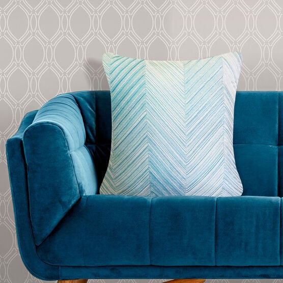 Chevron Velvet Decorative Pillow, , alternate image number null
