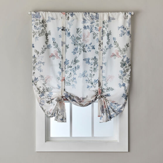 Refresh Sun-Safe Floral Tie Up Shade 40&quot; x 63&quot;, BLUSH