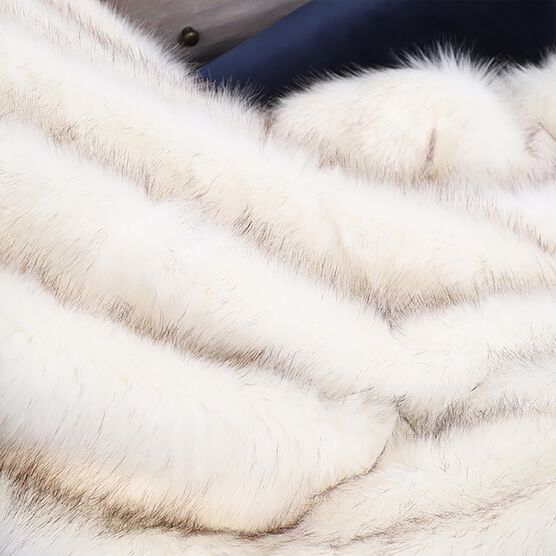 Battilo Home Luxury Fox Faux Fur Warm Elegant Cozy Throw Decorative Blanket Bed Sofa Blanket, 60" x 80", , alternate image number null