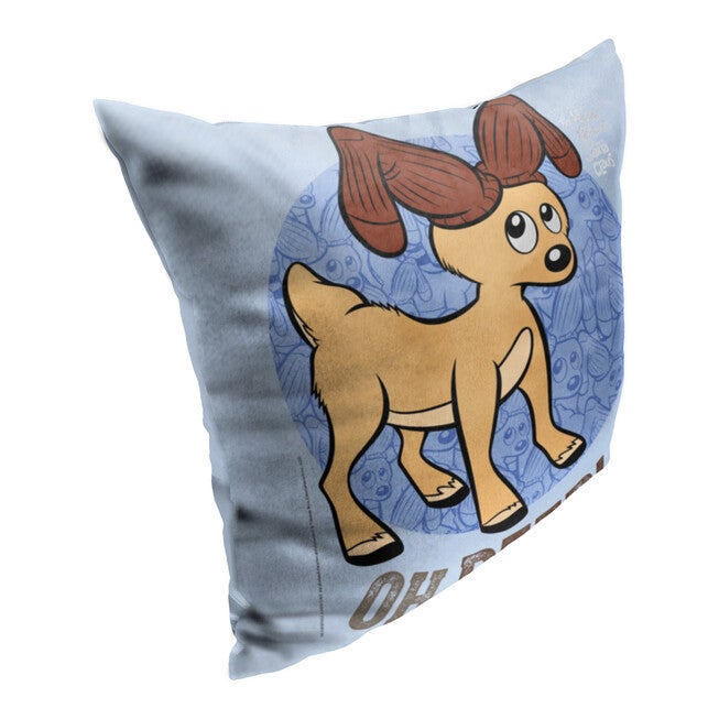 Wb Year Without A Santa Clausoh Deer 18X18 Printed Throw Pillow, , on-hover image number null