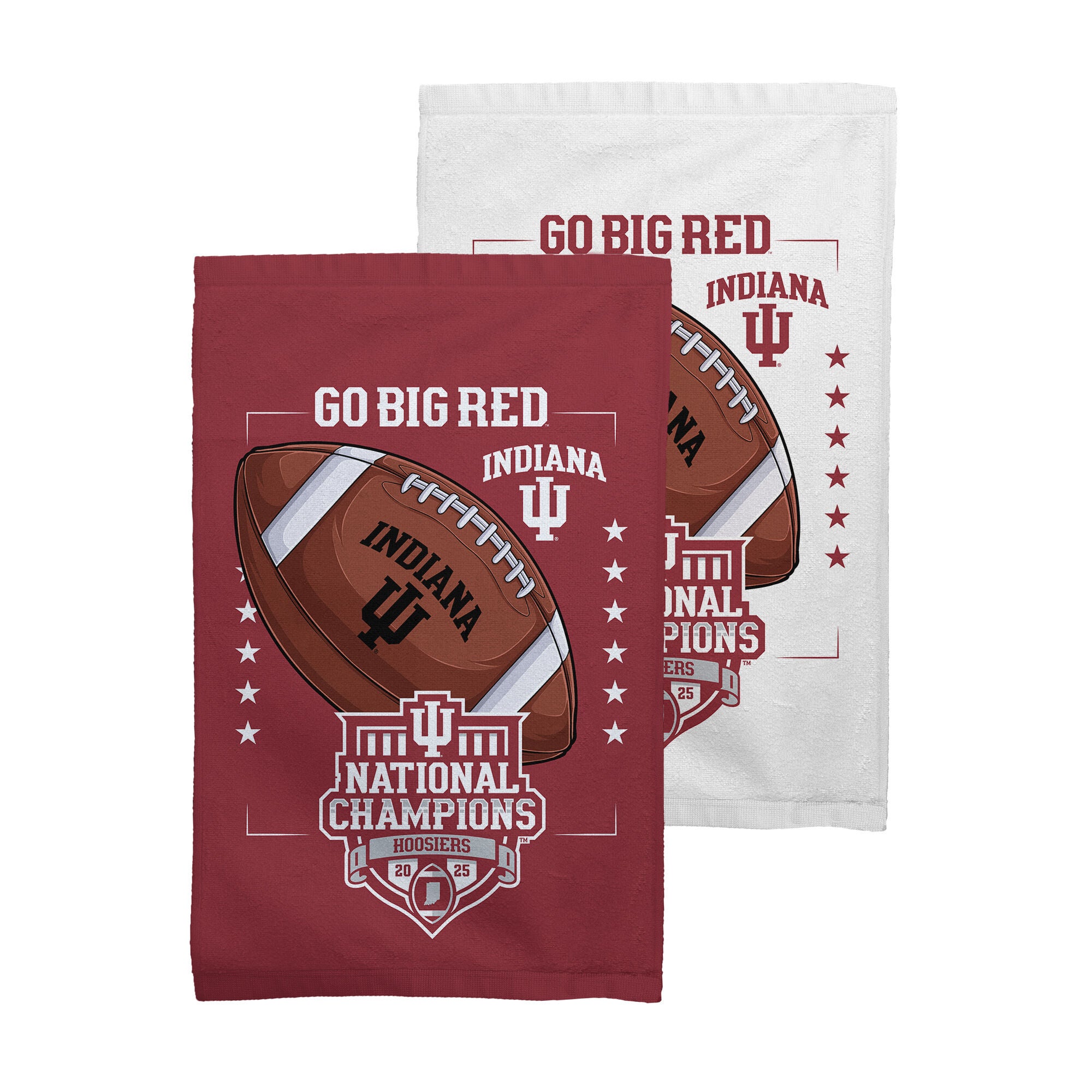 2025 NCAA Fan Towel 16x25 inches, INDIANA UNIVESITY, hi-res image number 0