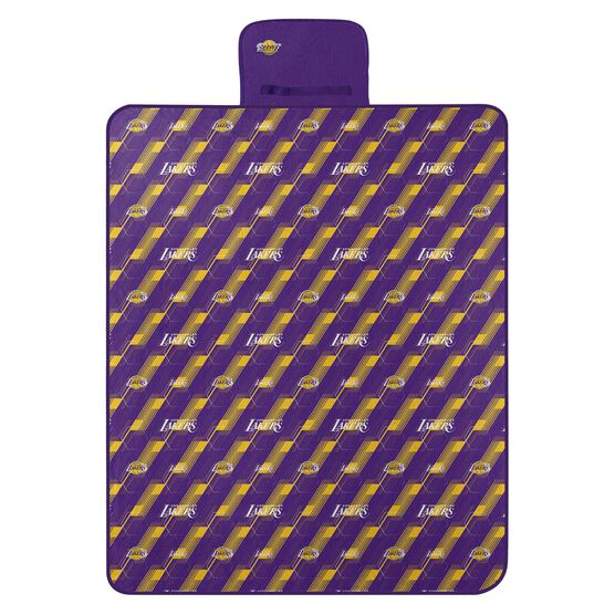 Lakers Hex Stripe Picnic Blanket, MULTI, hi-res image number null
