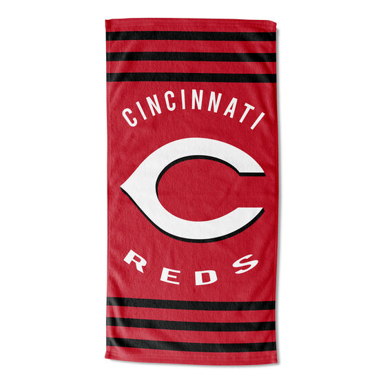 Reds Stripes Beach Towel, MULTI, hi-res image number null