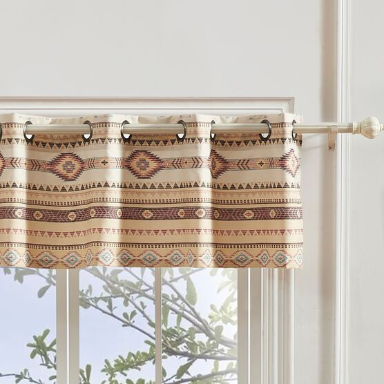 Phoenix Tan Window Valance , TAN, hi-res image number null
