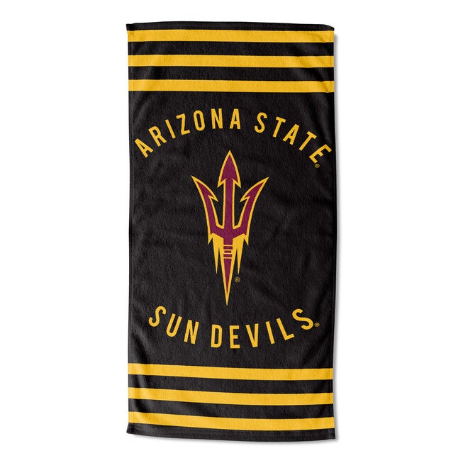 Arizona State Stripes Beach Towel, MULTI, hi-res image number 0