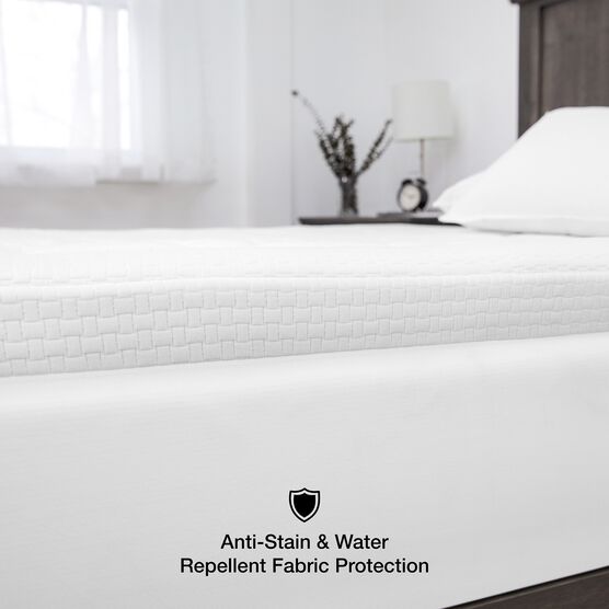 SensorPEDIC Euro Majestic 3-Inch Quilted Memory Foam Mattress Topper, , alternate image number null