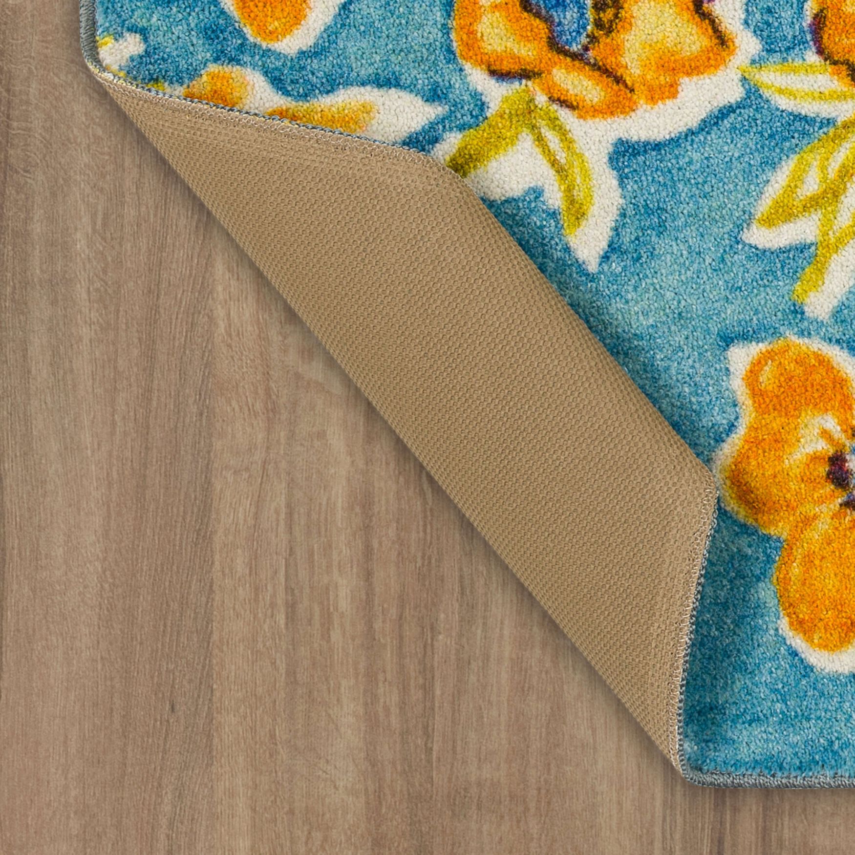 Orange Blossom Kitchen Rug, , alternate image number 2