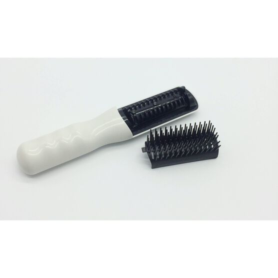 Massage Hairbrush, WHITE, hi-res image number null