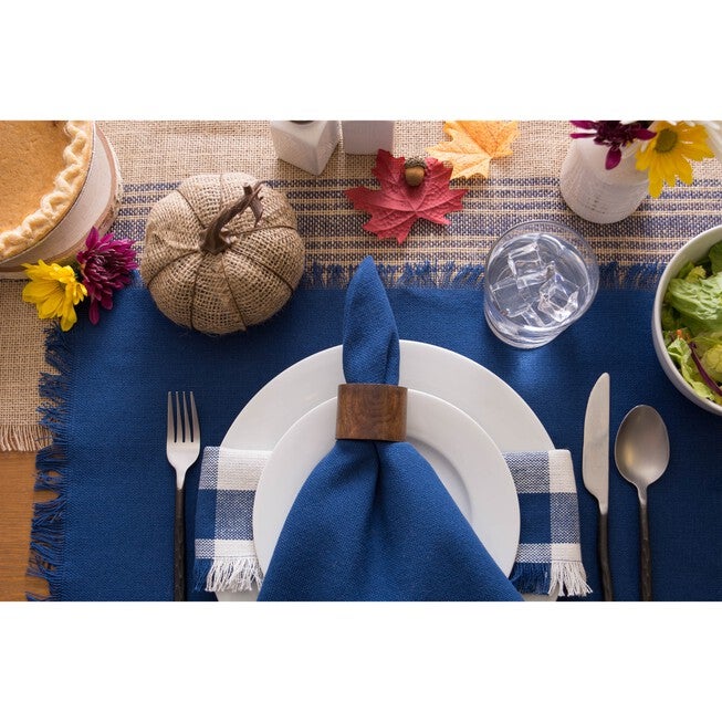 Wood Band Napkin Ring, Set of 6, , alternate image number null