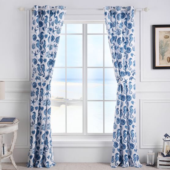 Pebble Beach Window Curtain Panel Pair, , on-hover image number null