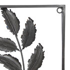 Set Of 2 Black Metal Traditional Floral Wall Decor, , on-hover image number null