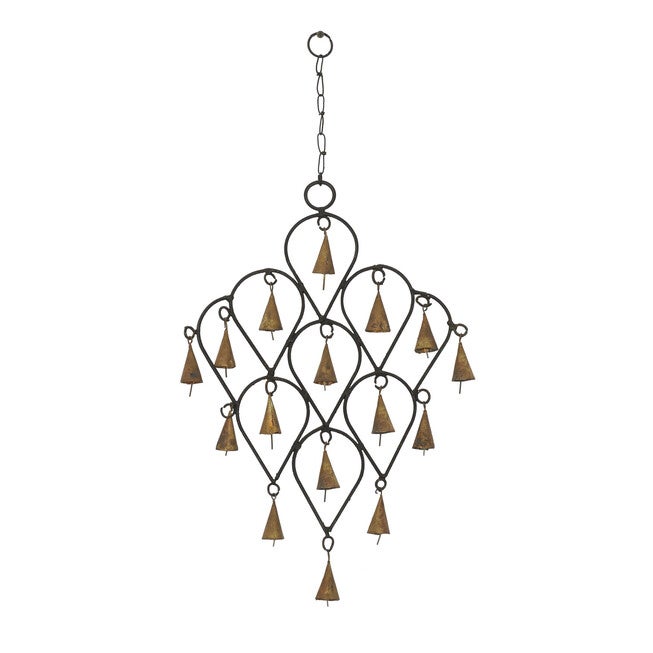 Brass Metal Eclectic Windchime, , on-hover image number 1