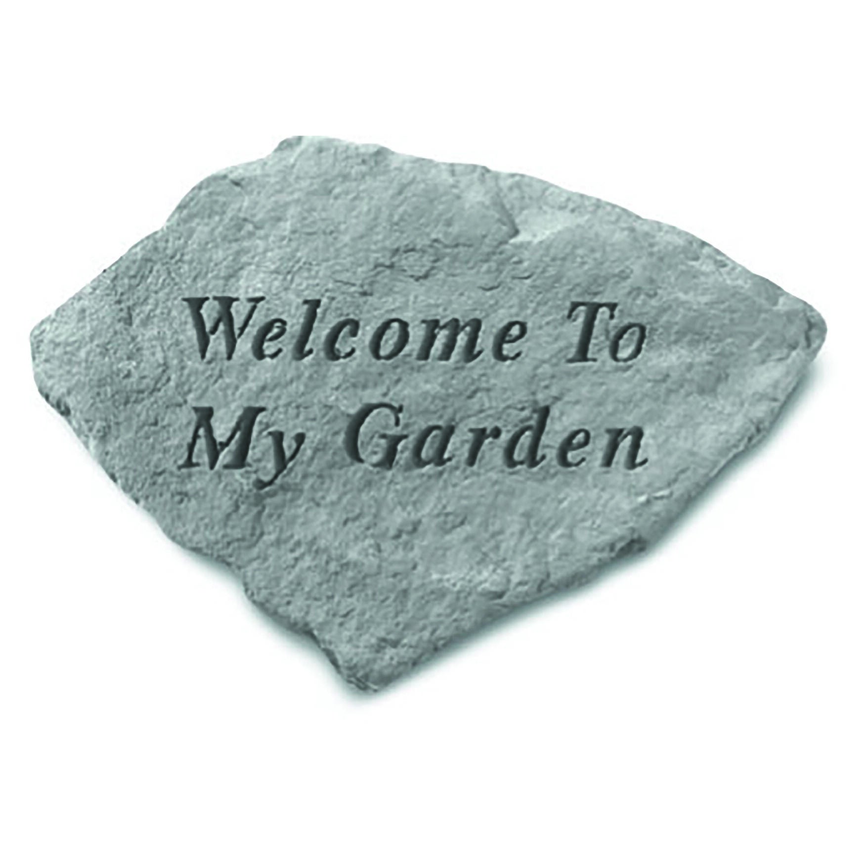 Welcome To My Garden Accent Stone, GREY, hi-res image number 0