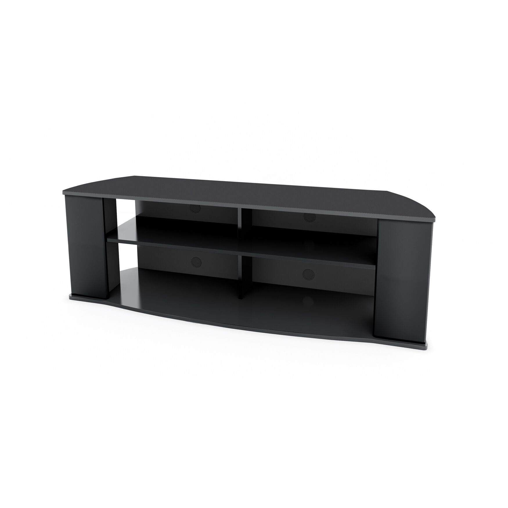 Prepac Essentials 60-inch TV Stand, Black, , on-hover image number 1