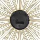 Gold Metal Contemporary Wall Clock, , alternate image number null