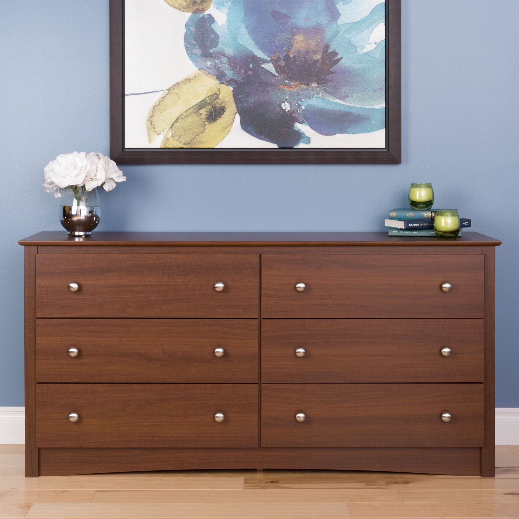 Sonoma 6-Drawer Chest, CHERRY, hi-res image number 0