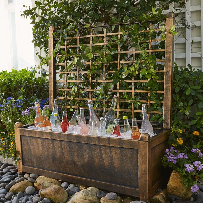 Flower Box With Trellis, , alternate image number null