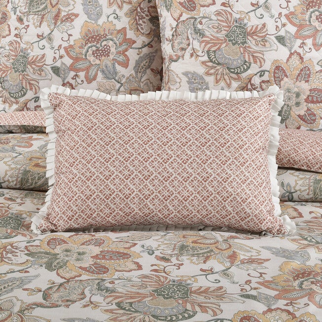 Janessa Boudoir Decorative Throw Pillow, SPICE, alternate image number null