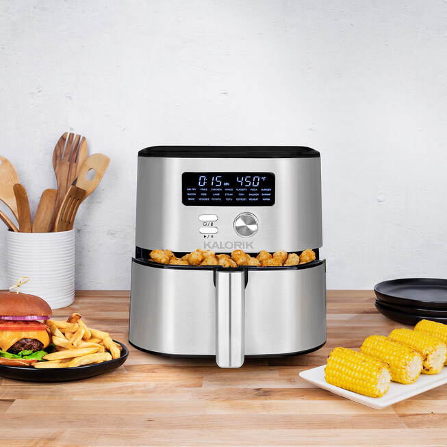 Kalorik MAXX 16 Qt. Digital Air Fryer Oven (Blk/Silver)