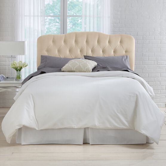 Velvet Tufted Headboard, , alternate image number null