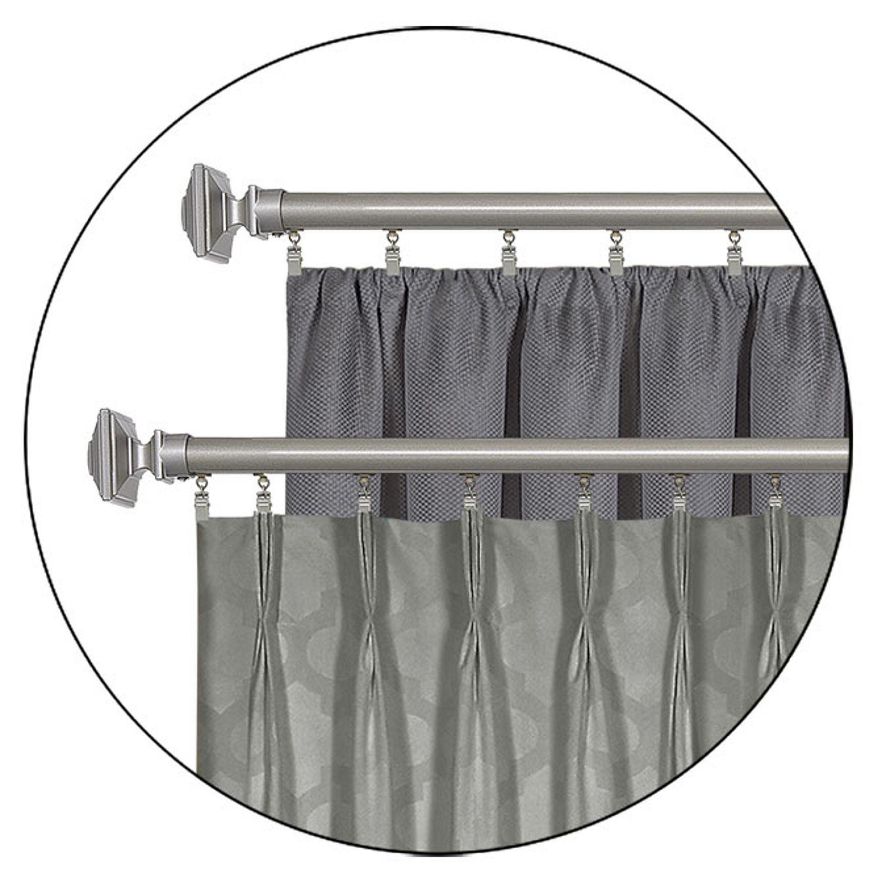 Innovative Traverse Curtain Rod - Oxford 66-120, , alternate image number 2