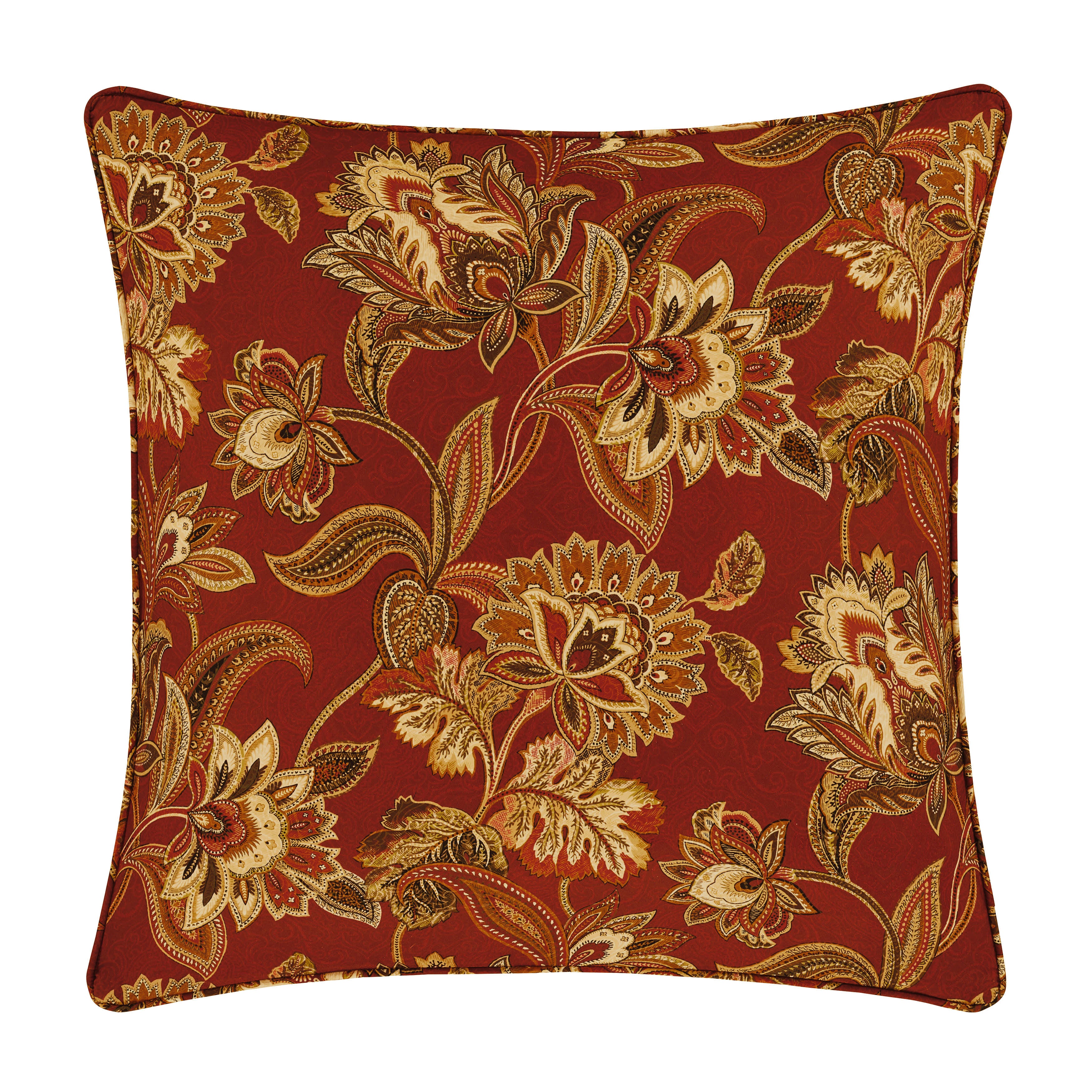 Montecito Red Euro Sham