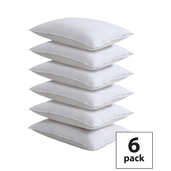 Fresh Ideas 6-Pack 100% Cotton Pillow Protectors, WHITE, hi-res image number null