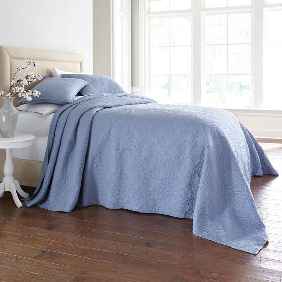 Stella Embroidered Bedspread, Stella Embroidered Bedspread,