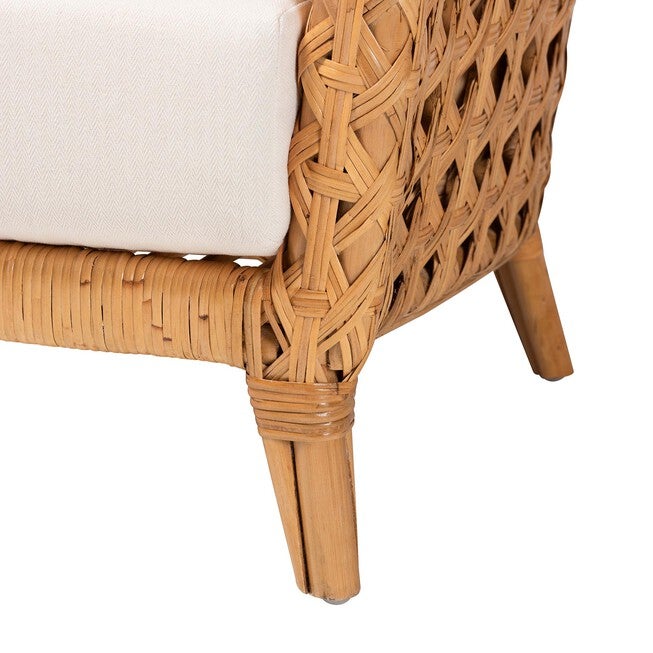 Daiwa Bohemian Light Honey Ratan Accent Chair, LIGHT, alternate image number null