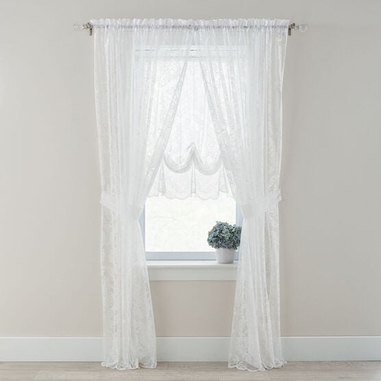Vintage Lace Rod-Pocket Panel, , alternate image number null