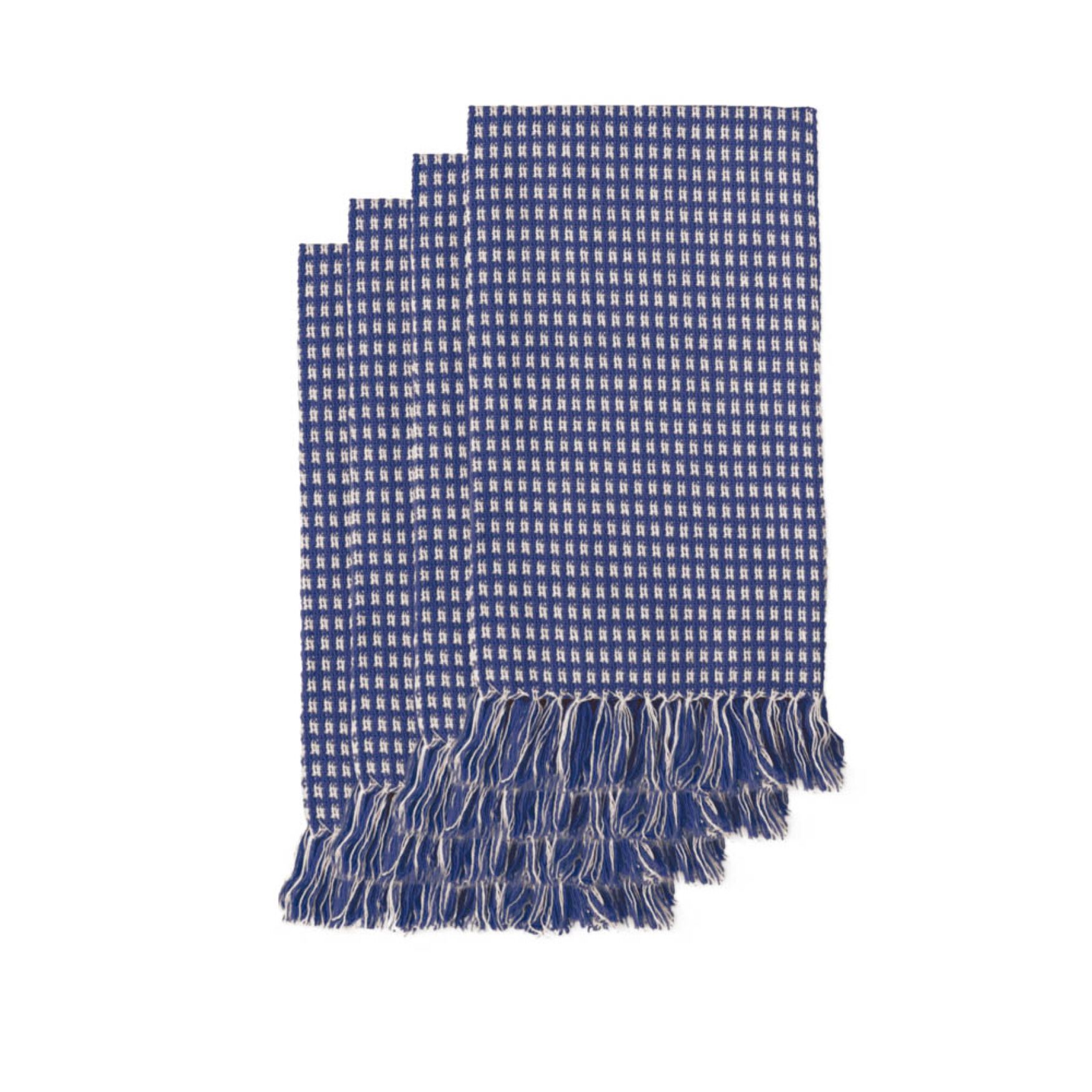 HOMESPUN FRINGED Napkins 4 PK18X18