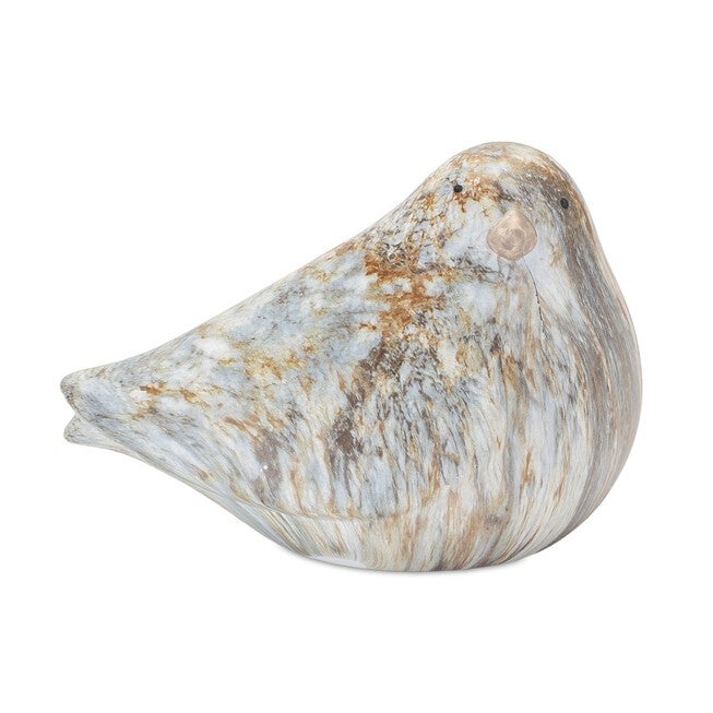 Bird (Set of 2) 4.5 inchesH Terra Cotta, BLUE/GREY/WHITE, alternate image number 1