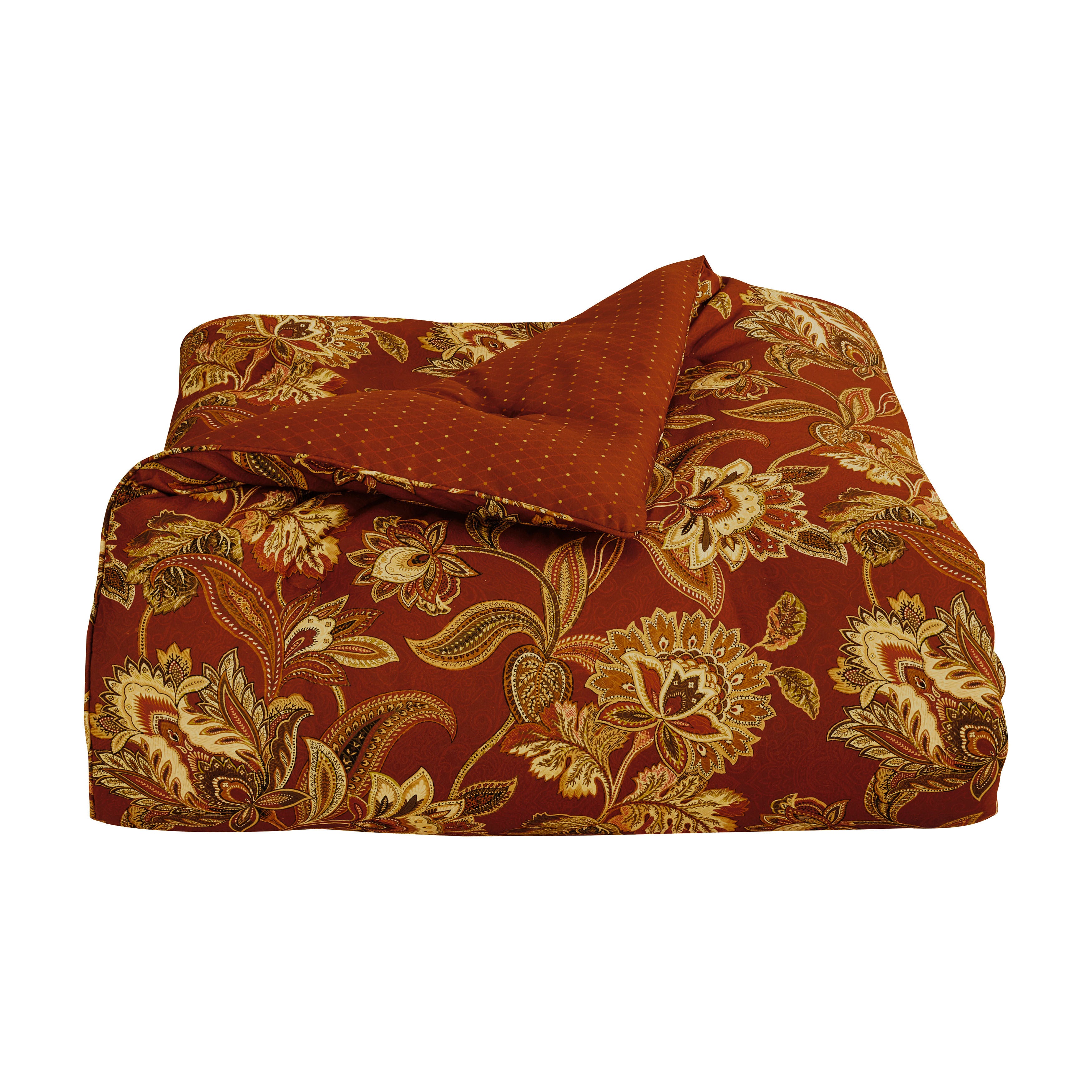 Montecito Red 4 Piece Comforter Set, RED, alternate image number 2