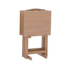 Linley Acacia Tray Table Set, GRAY, hi-res image number null