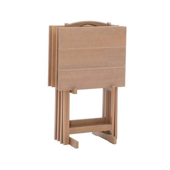 Linley Acacia Tray Table Set, GRAY, hi-res image number null
