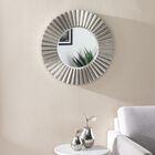 Hessmer Round Decorative Mirror, SILVER, hi-res image number null