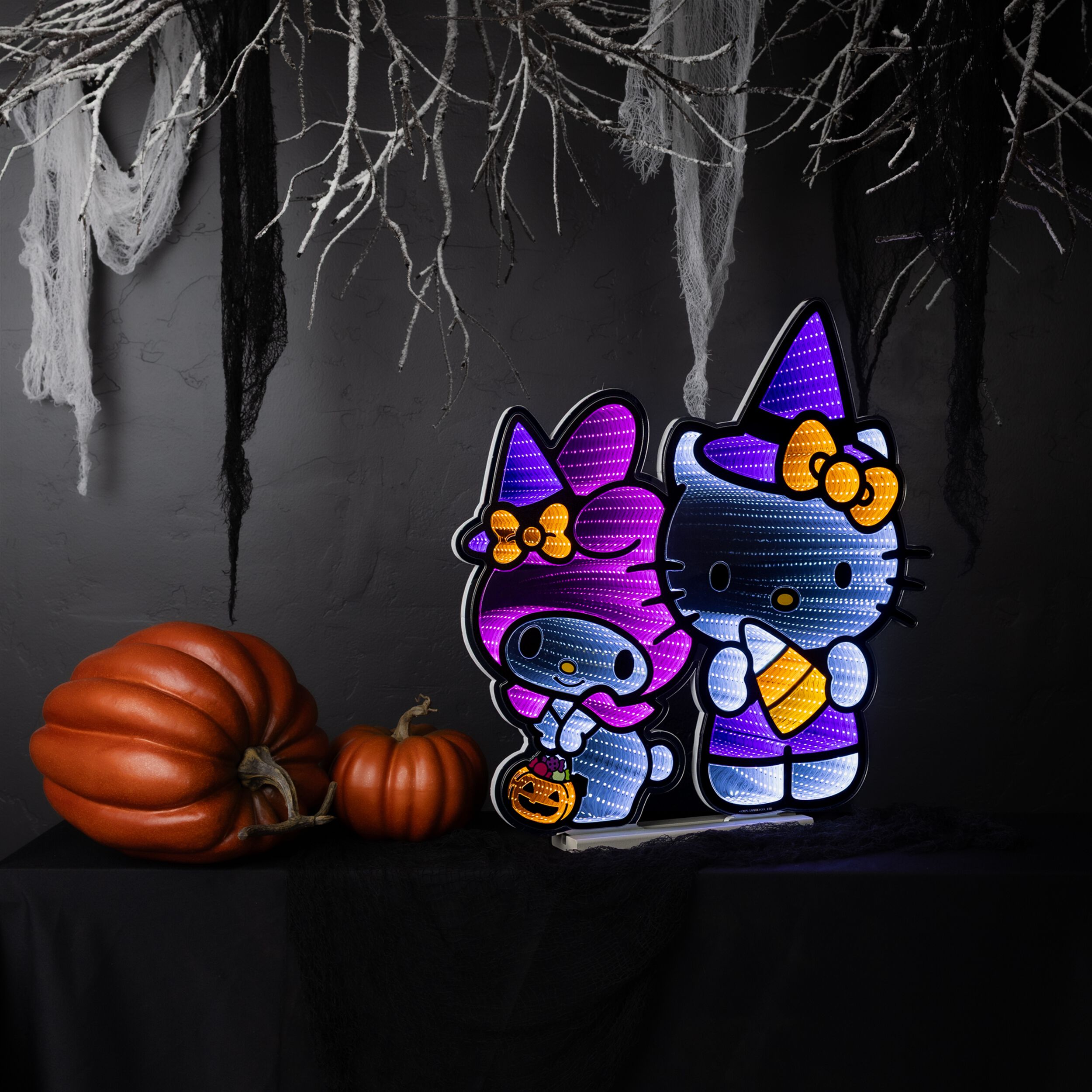 Hello Kitty  and Friends Halloween Ekkolight  24 inchesH, PURPLE WHITE, alternate image number 1