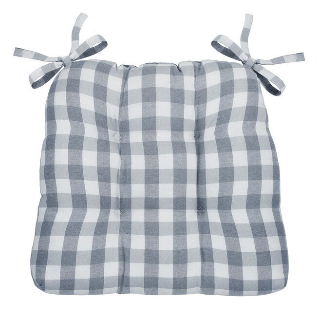Buffalo Check Tufted Chair Seat Cushions Set of Two, , alternate image number 5