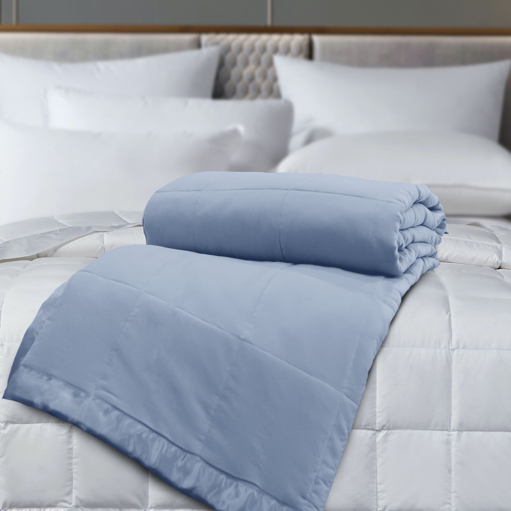 Seasonal All Season Colored Microfiber Down Alternative Blanket - Main Image