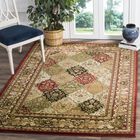 Lyndhurst 221 Multi / Red 4' X 6' Small Rectangle Rug, , on-hover image number 1