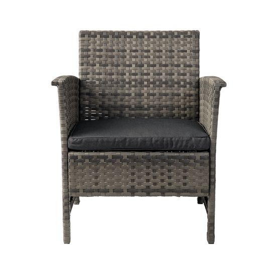 Jareth Wicker Patio Set in Gray, , alternate image number null