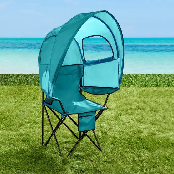 Camp Chair with Canopy, BREEZE, hi-res image number null