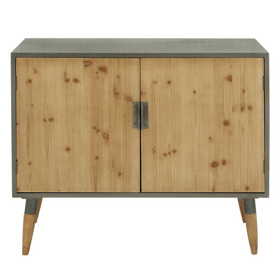 Brown Wood Modern Cabinet, 34x39x17, , on-hover image number null